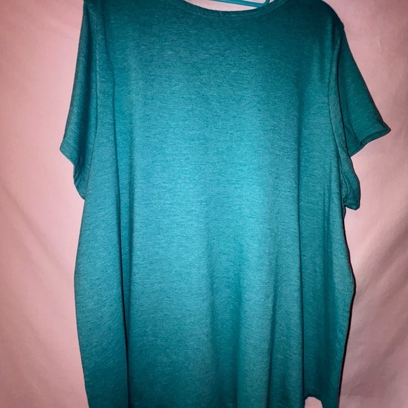 Torrid Teal Classic Fit Short Sleeve Tee - Picture 3 of 6
